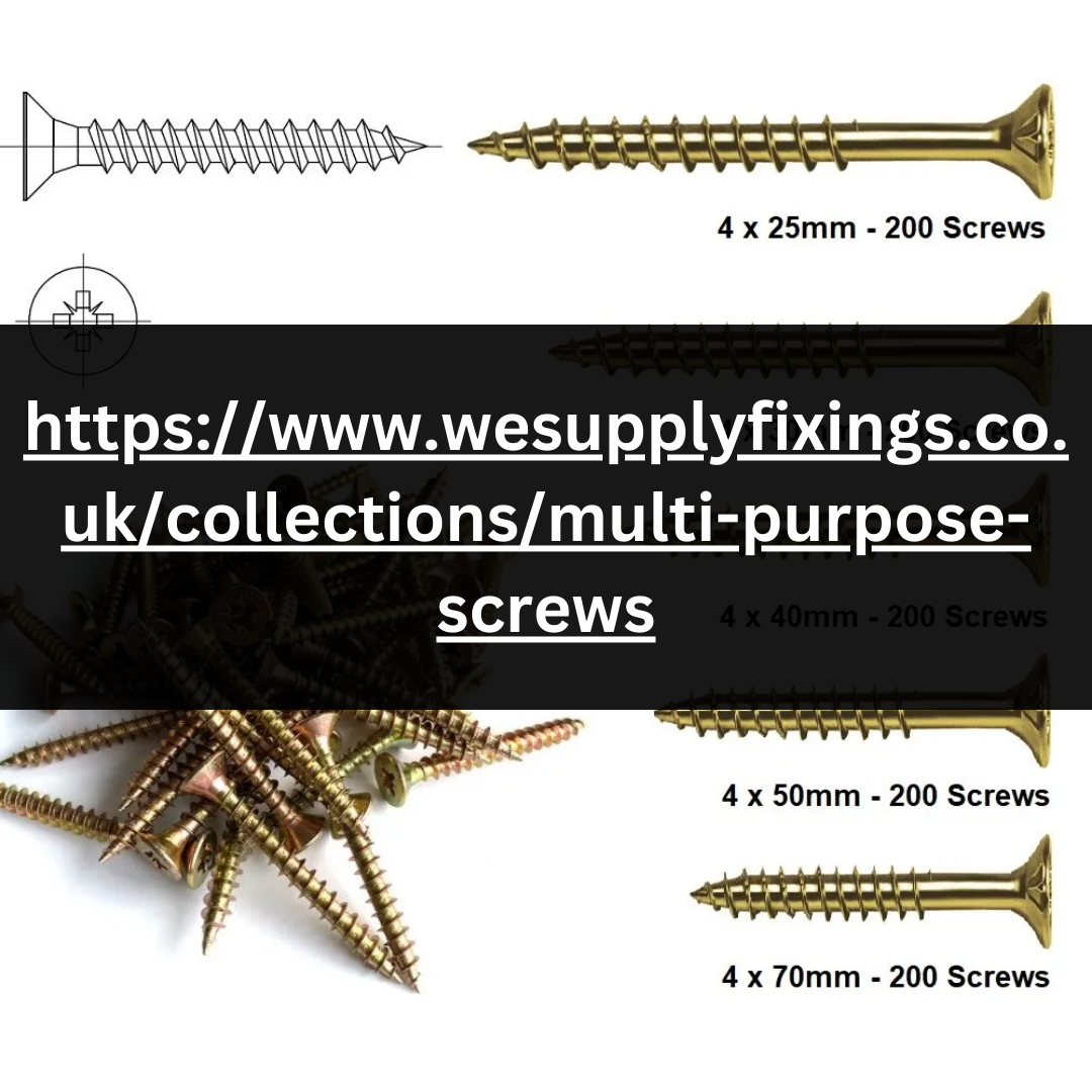 Explore Our Range of MultiPurpose Screws, Including Plasterboard