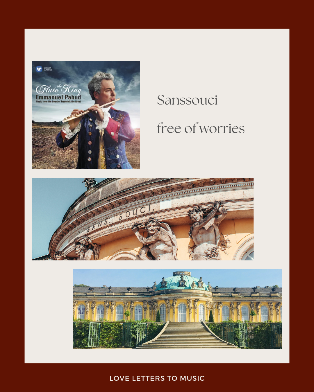 Sanssouci — what makes it free of worries?