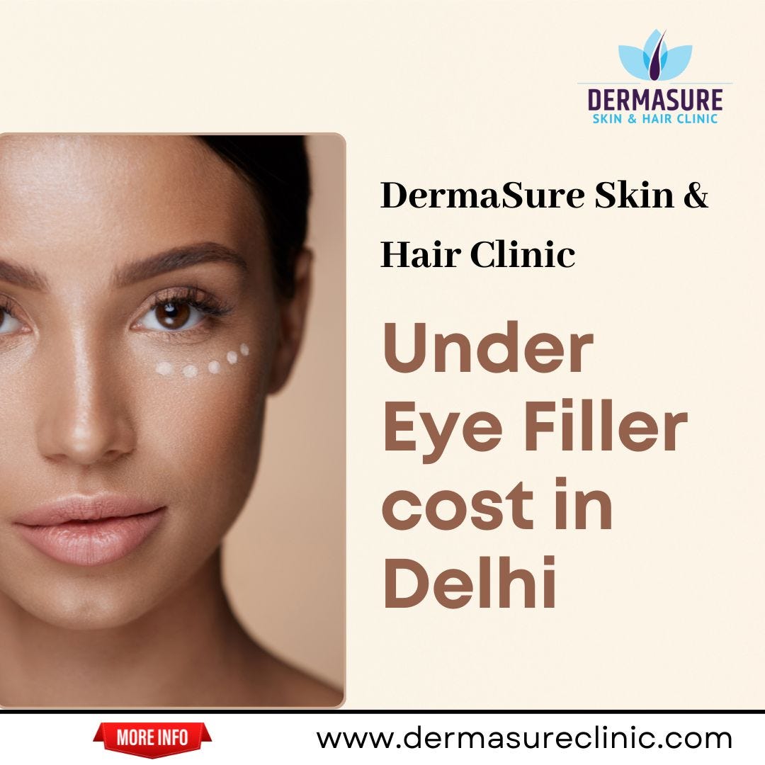 Mastering the Art of Under Eye Filler Cost in Delhi Dermasure Clinic