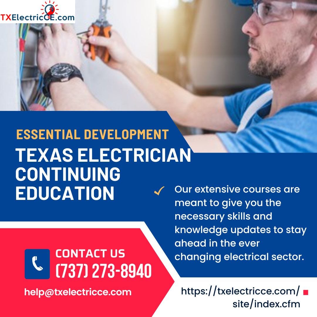 Essential Development Texas Electrician Continuing Education