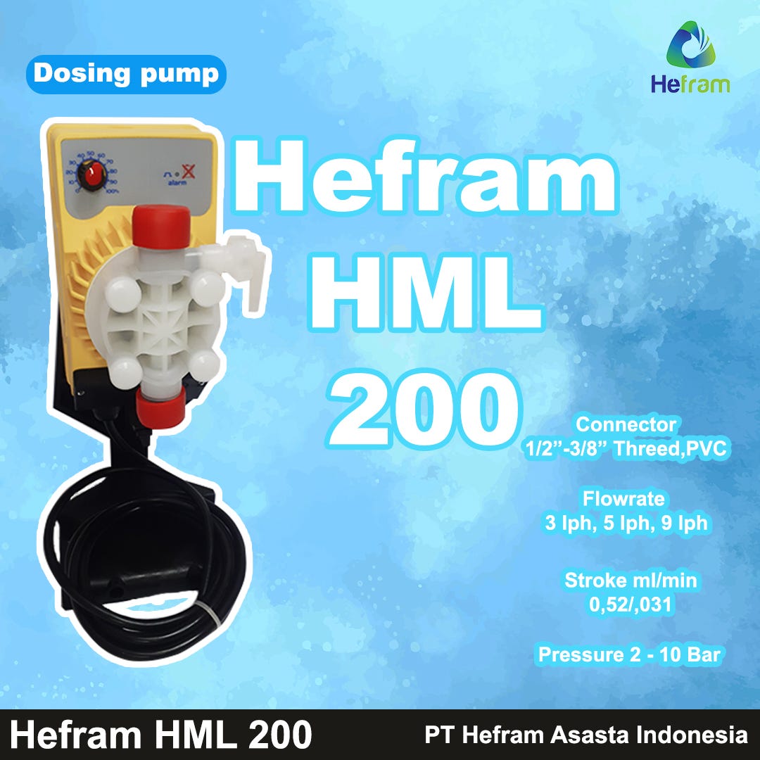 Dosing Pump Catalogue — Hefram HML 200 Ikhsanhefram Medium