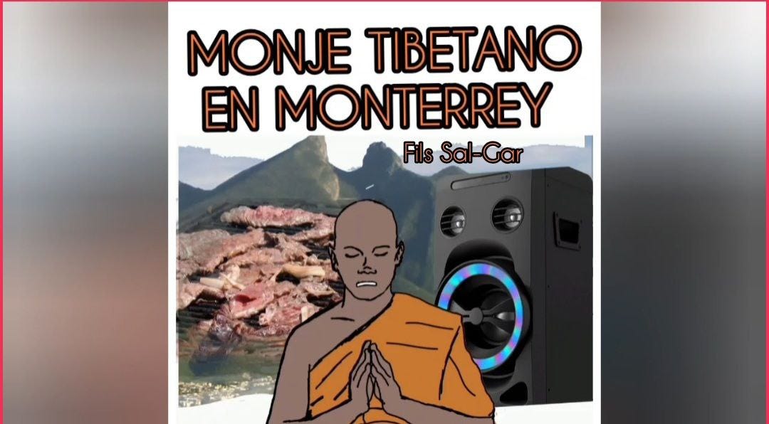MONJE TIBETANO EN MONTERREY