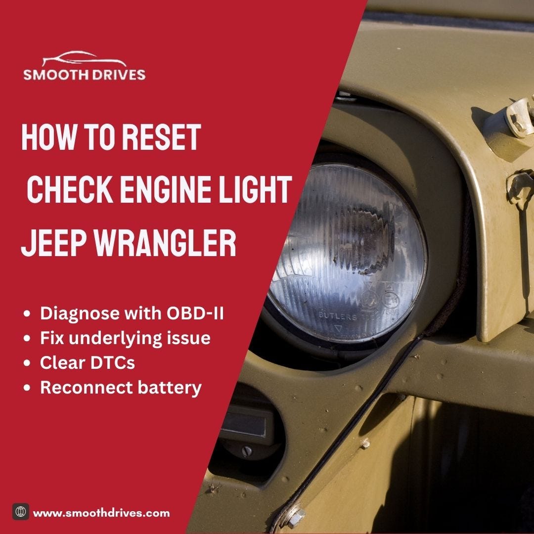 How To Reset Check Engine Light Jeep Wrangler K2smoothdrives Medium