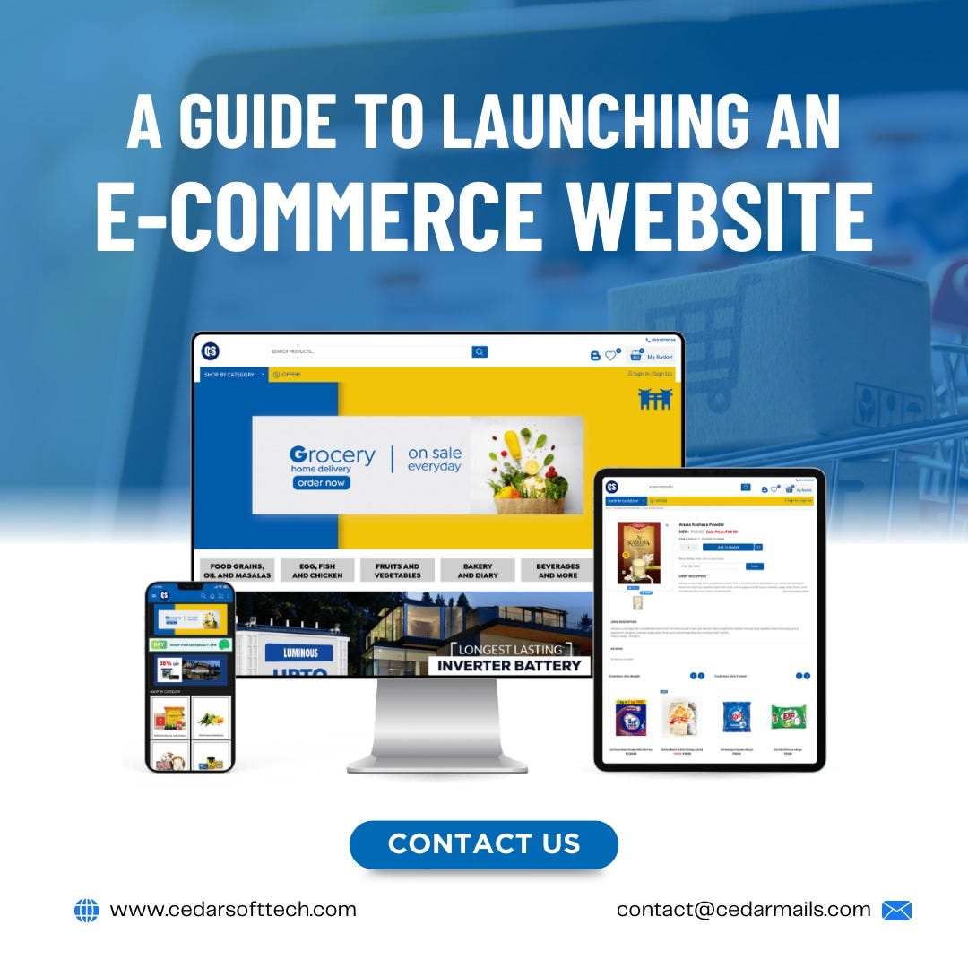 A Comprehensive Guide to Launching Your Successful E-commerce Website ...