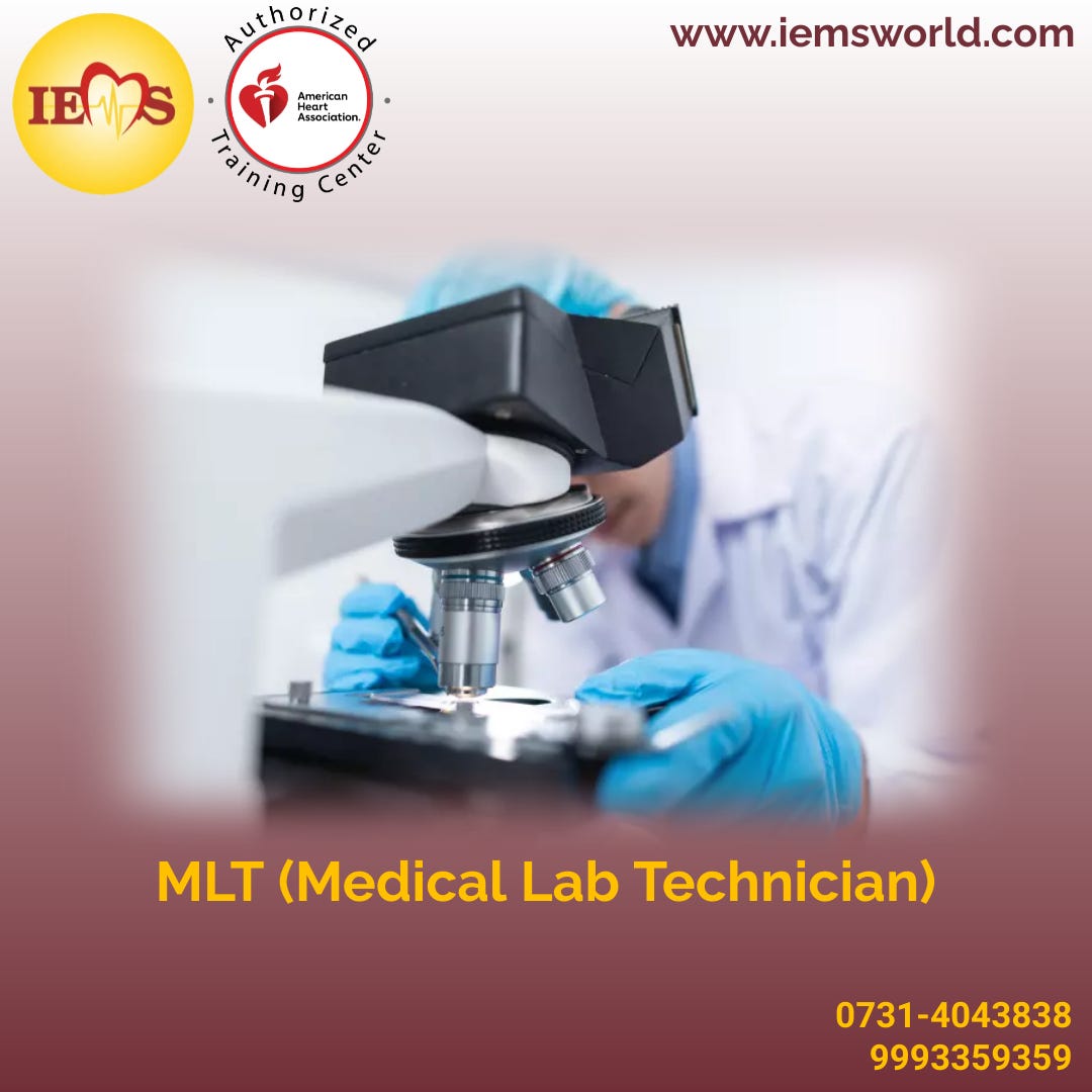 Lab Technician Course Institute of Emergency Medical Sciences Medium