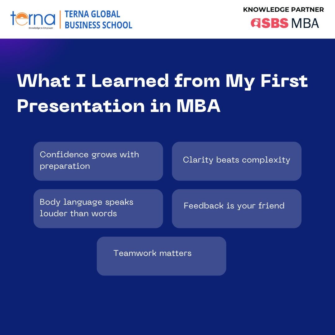 What I Learned from My First Presentation in MBA