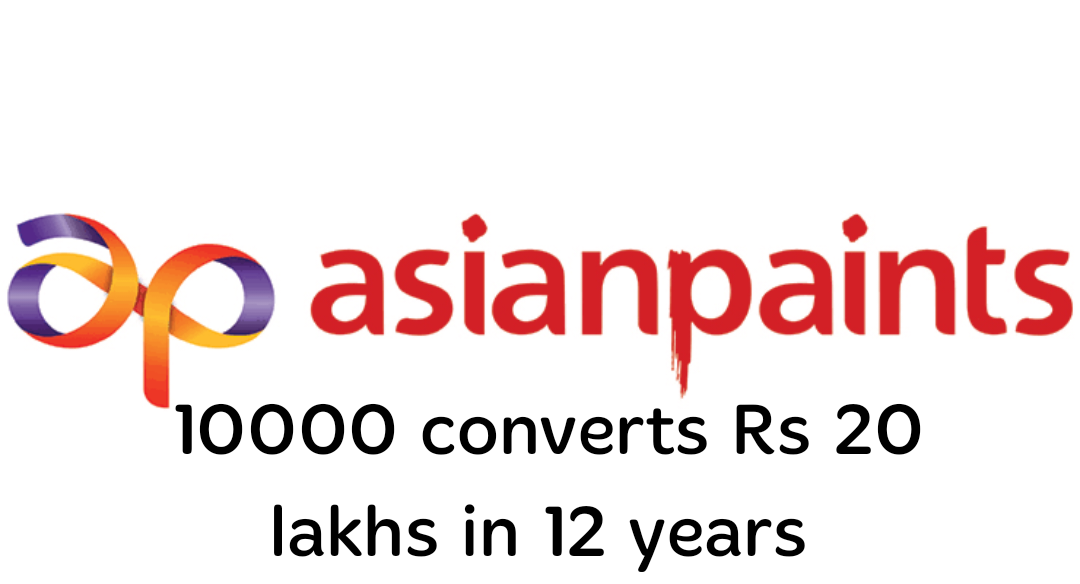 Asian paints 10000 converts Rs 20 lakh in 12 years About Asian paints