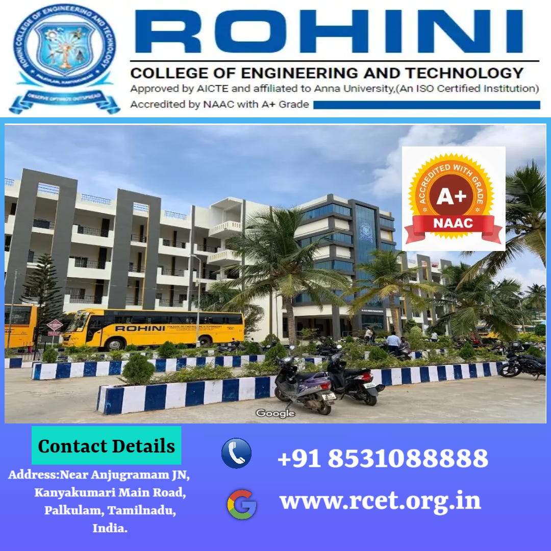 Rohini College of Engineering and Technology, Top 10 Engineering