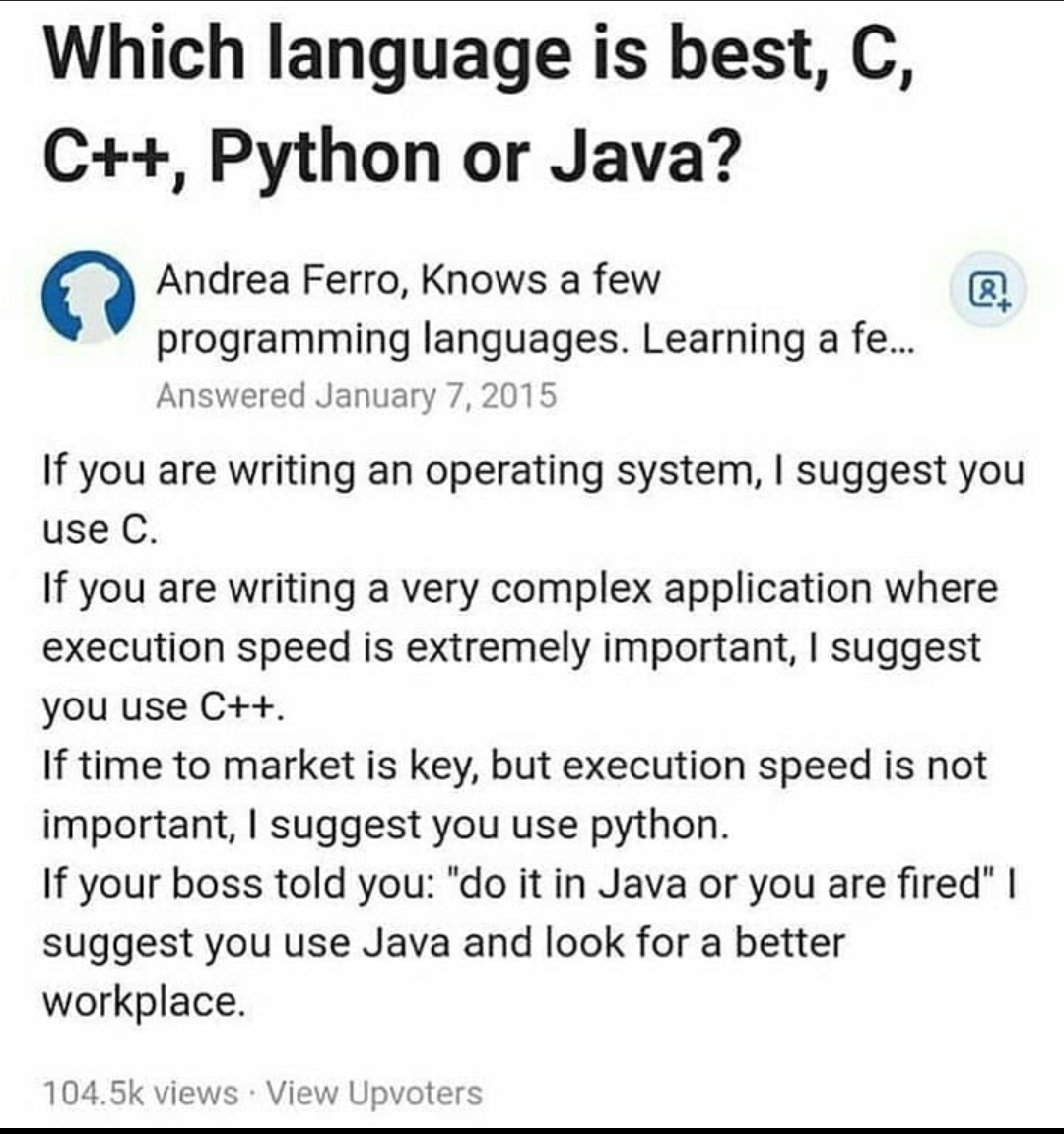 “What is the best programming language?” | by Daniel Silalahi | Medium