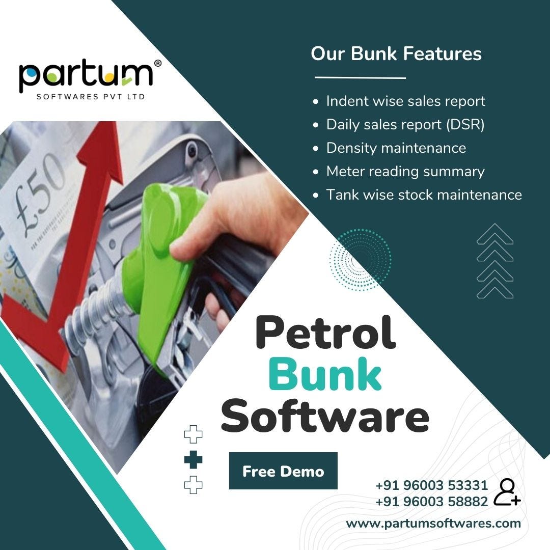 Benefits of Using Petrol Bunk Software by Partumsoftwares Medium