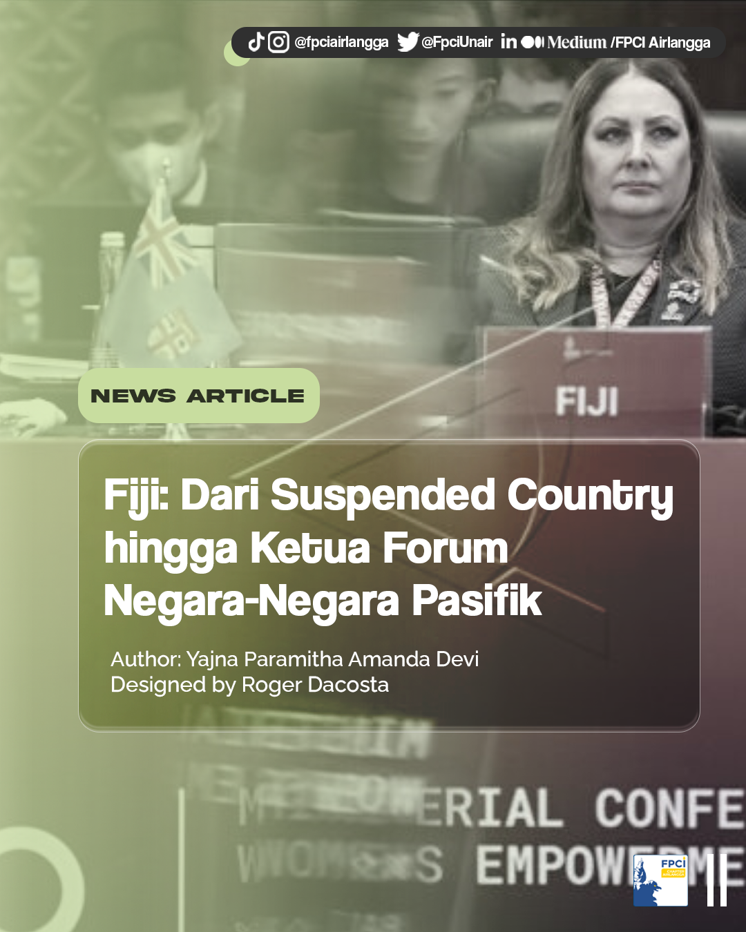 [Artikel Berita] Fiji: Dari Suspended Country hingga Ketua Forum Negara-Negara Pasifik