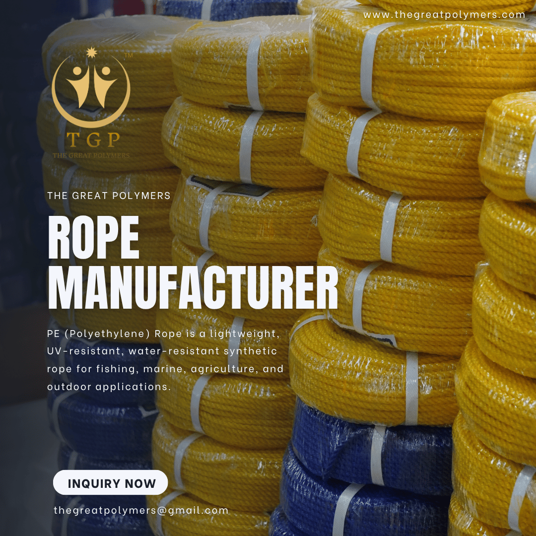 Powerful Performance in Every Strand — Lightweight, Strong & Weather-Resistant PE Ropes by The…