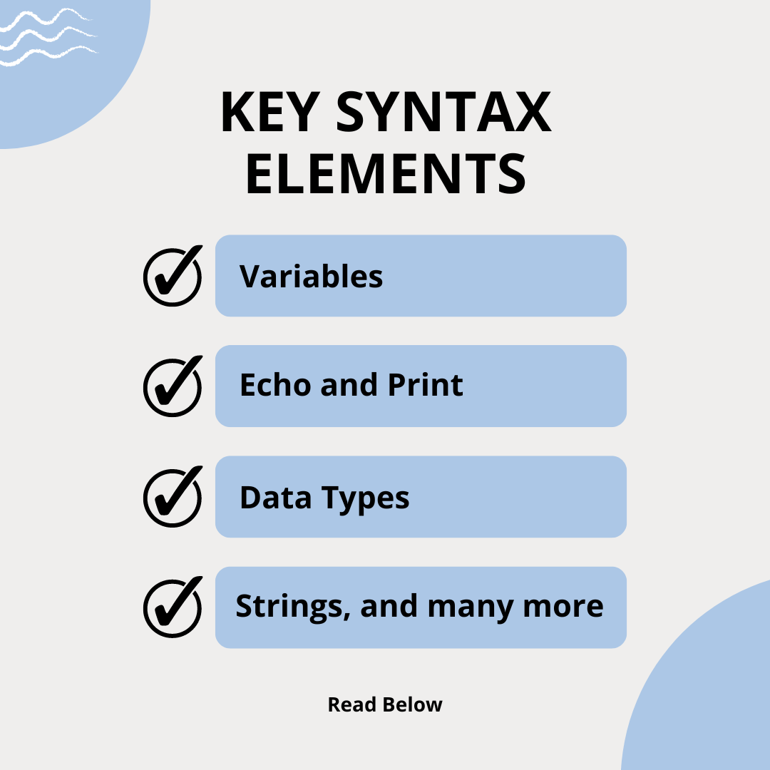 PHP Assignment Help: Key Syntax Elements Every Student Should Know | by ...