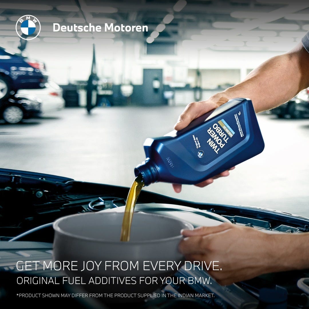 GET MORE JOY FROM EVERY DRIVE. Original Fuel Additives for your BMW