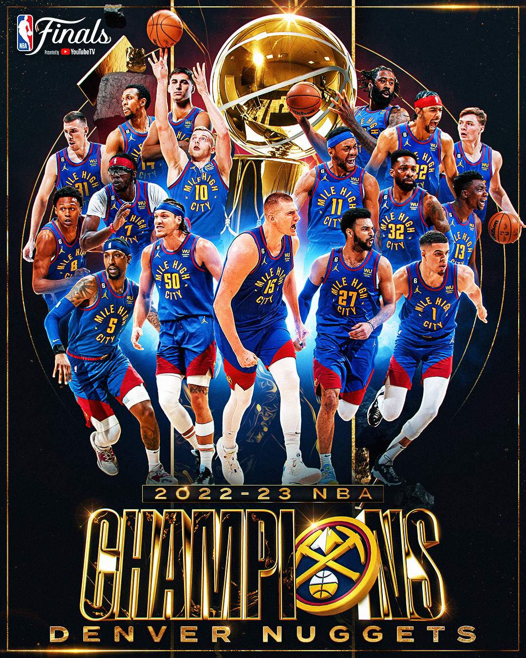 Here's the Nuggets Championship Banner in a 2D Graphic! : r/denvernuggets