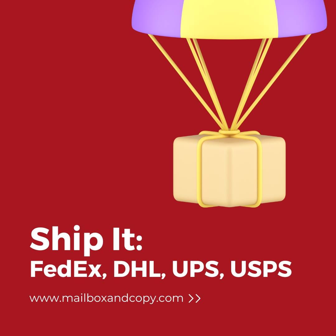 Ship It: FedEx, DHL, UPS, USPS - Mailboxandcopy - Medium