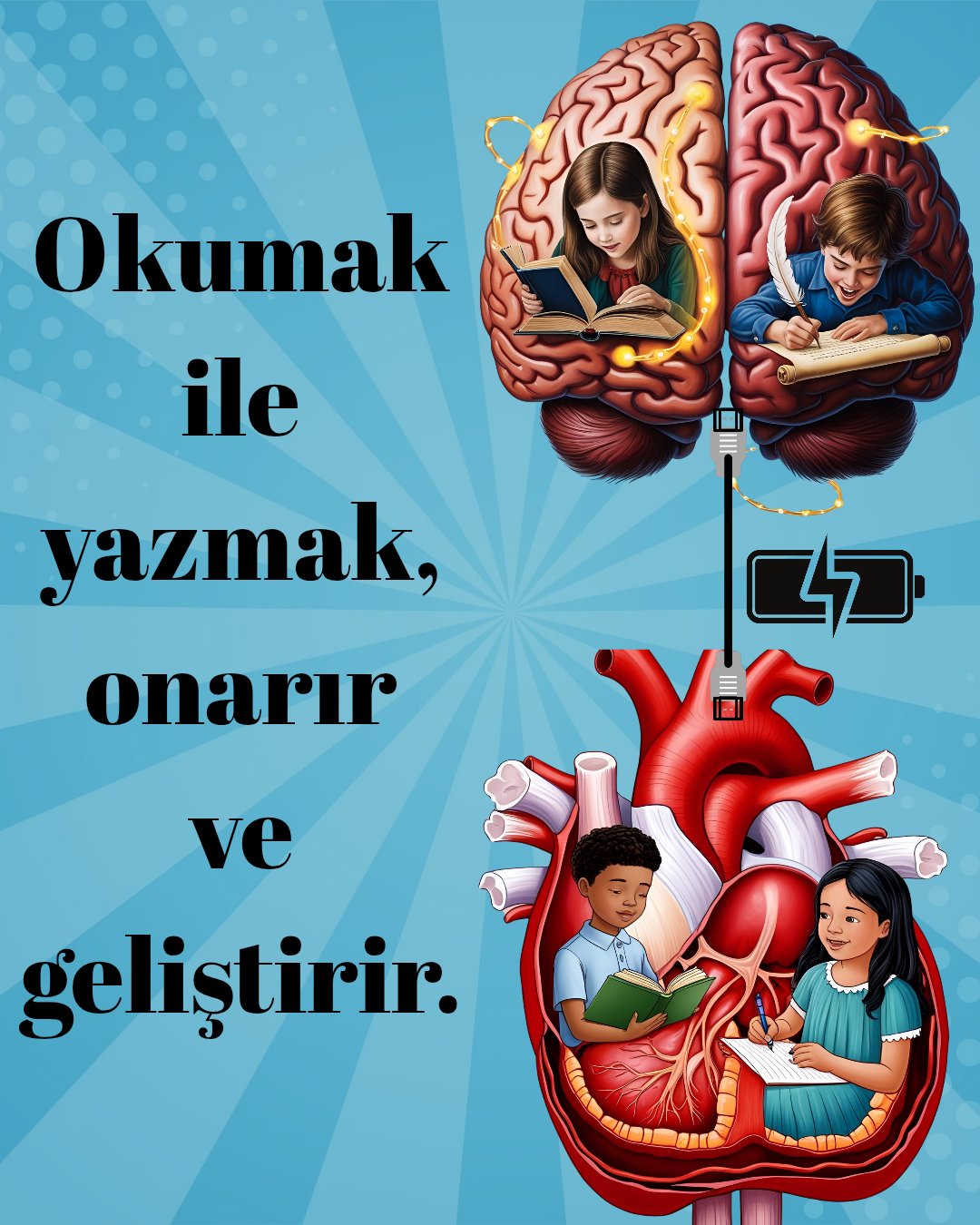 Okumak ile yazmaya alışıldığında bir tutkuya döner.