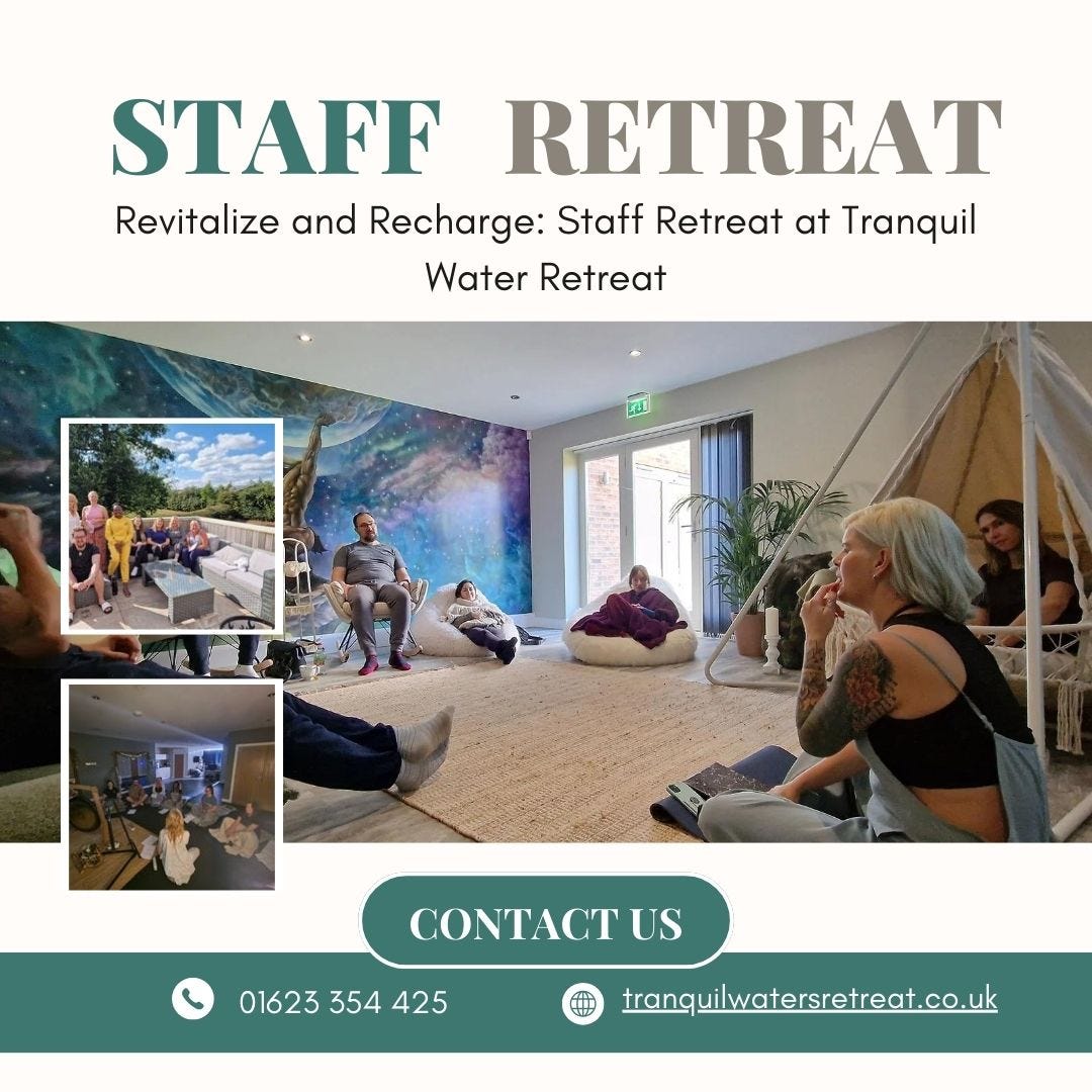 Tranquil Water Staff Retreat: Revitalizing Your Team’s Wellbeing and ...