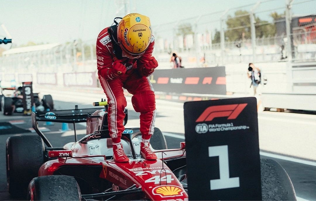 After 595 days Ferrari is finally back: how did Hamilton bring home his first win in red
