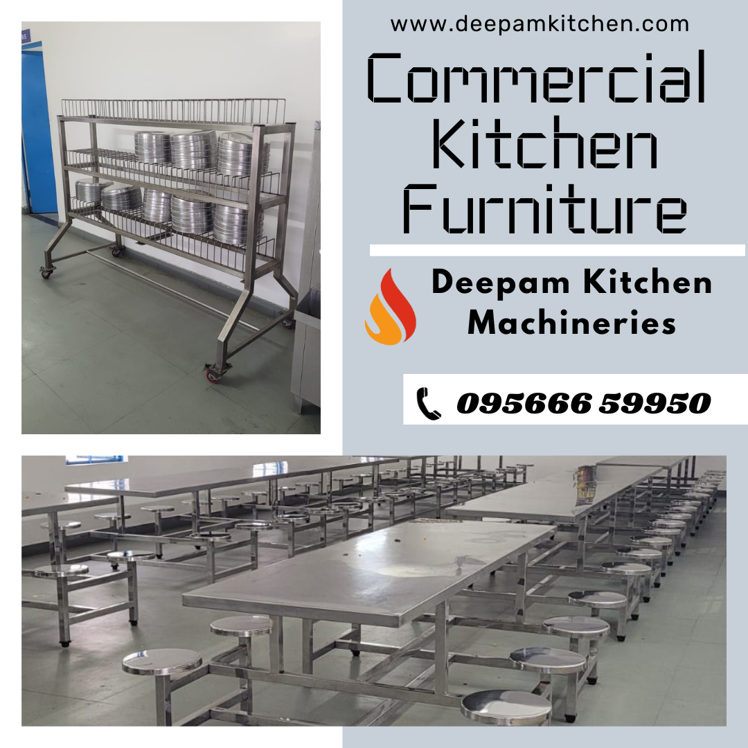 Commercial Kitchen Furniture Deepam Kitchen Machineries Medium
