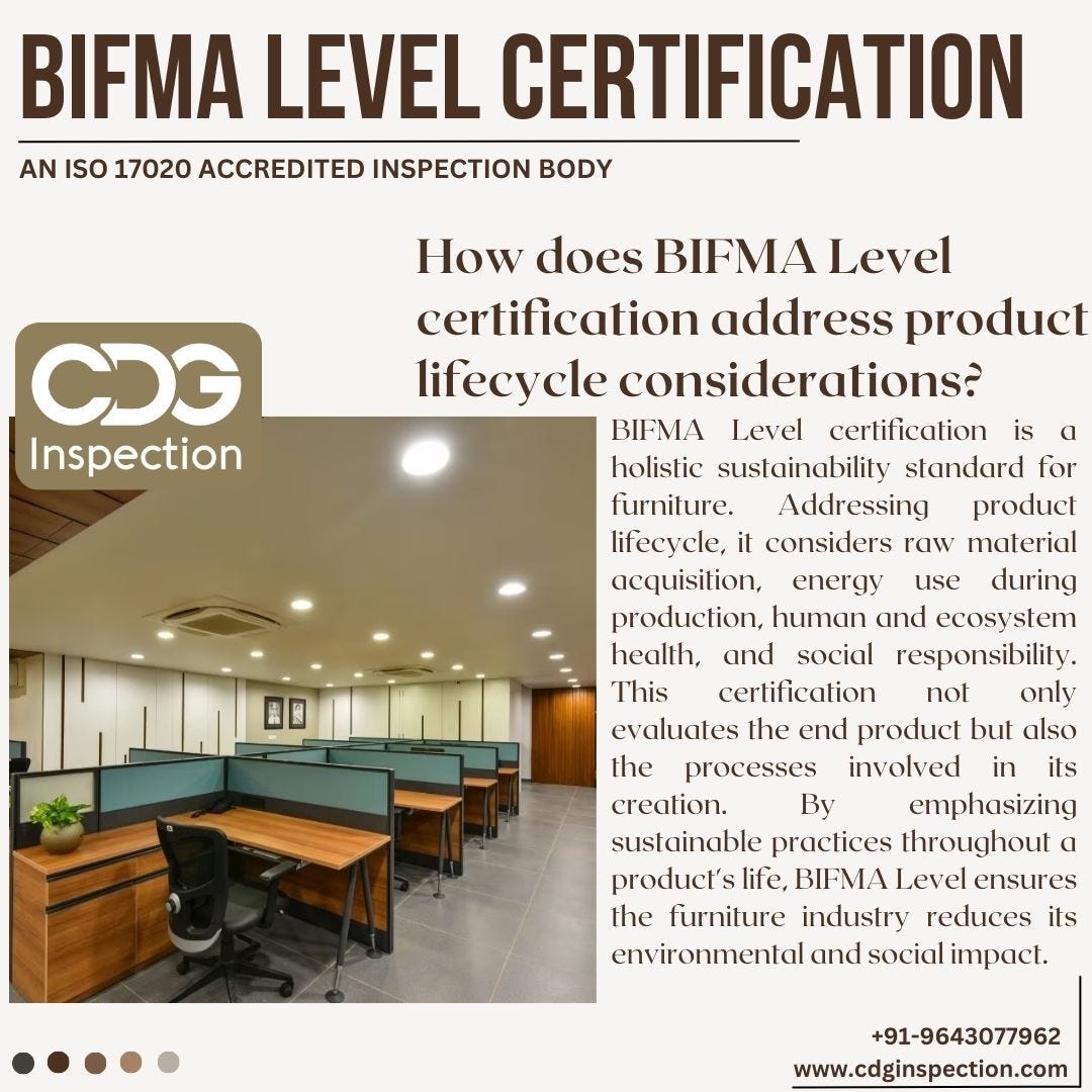 Achieve sustainability and quality excellence with BIFMA Level