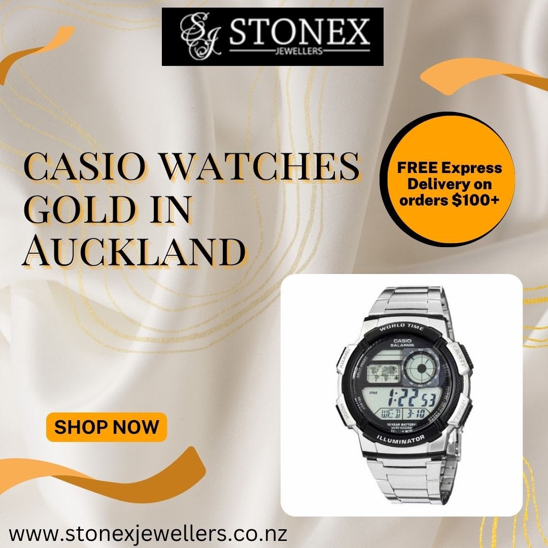 Choosing the Perfect Casio Gold Watch for Your Style at Stonex Jewellers in Otahuhu Stonex