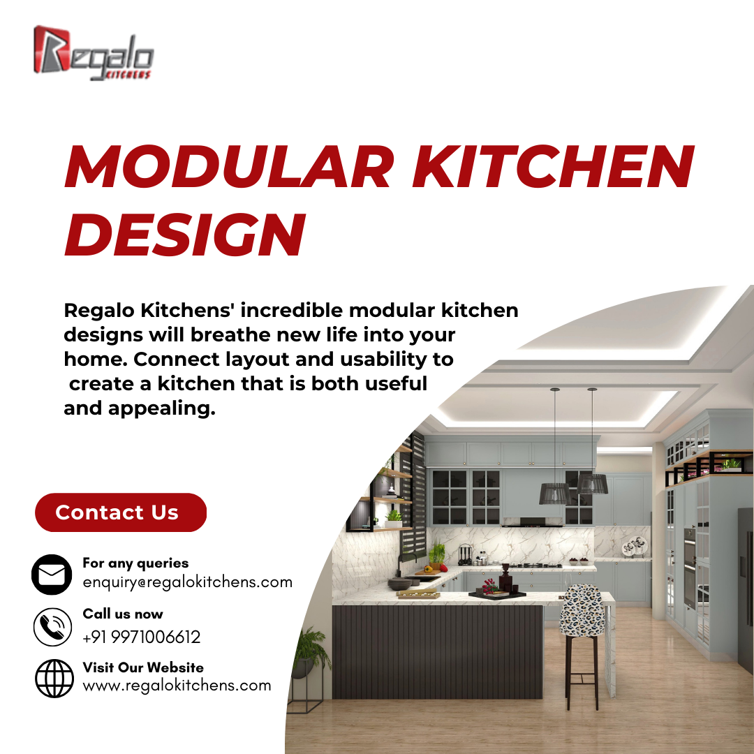 Modular Kitchen Design - Regalo Kitchens - Medium