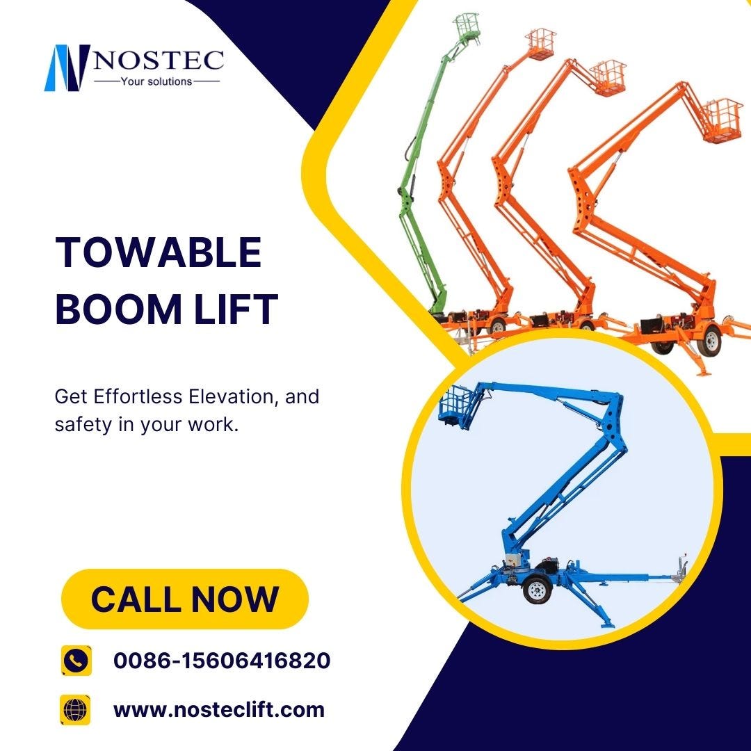 Towable Boom Lifts For Sale — Nostec Lift Nostec Lift Medium