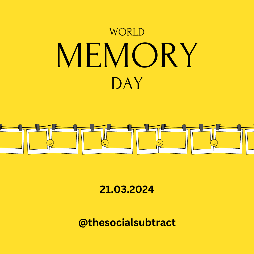 WORLD MEMORY DAY. World Memory Day, also known as… by The Social