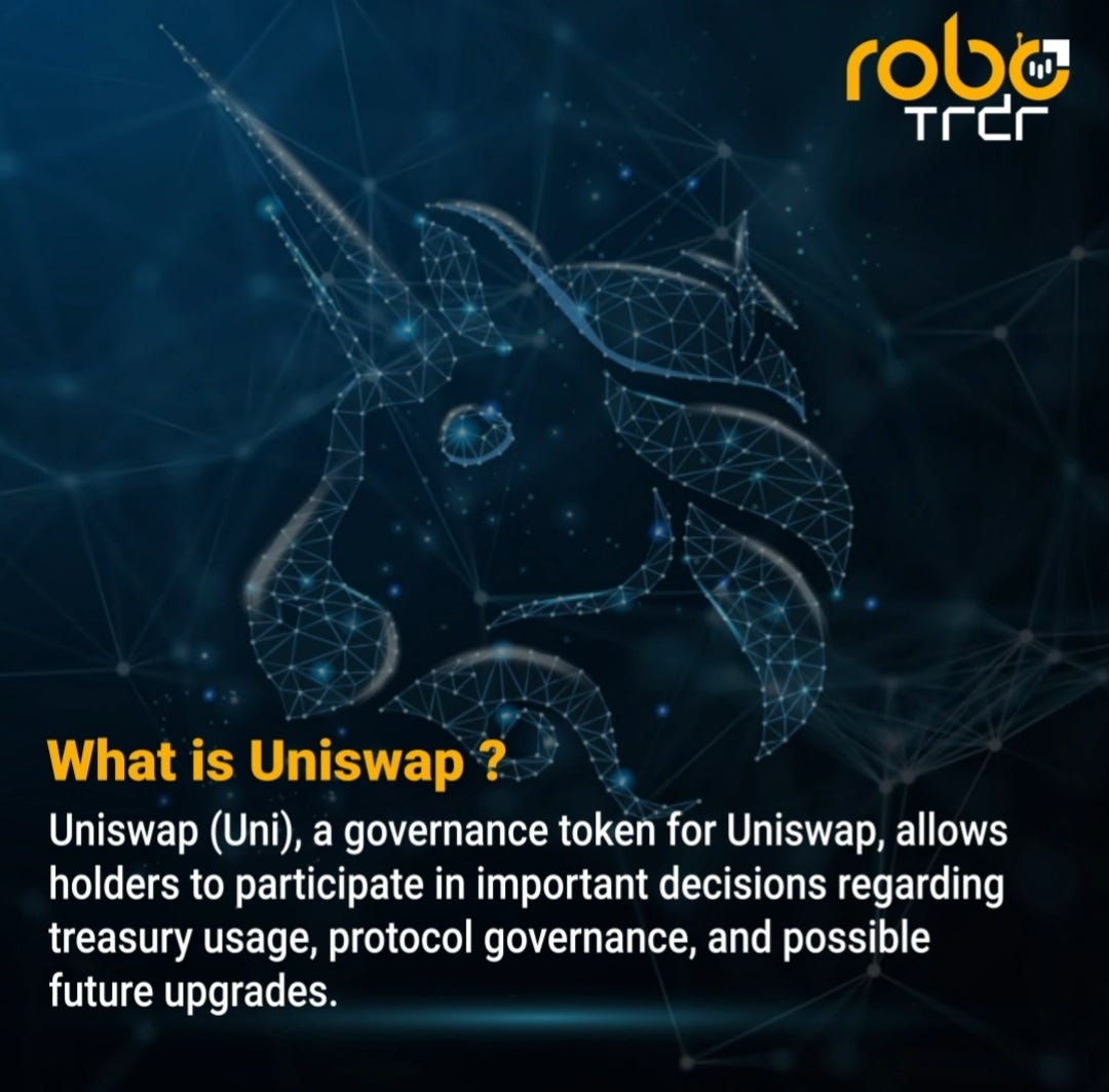 What Is Uniswap ? Uniswap (Uni), A Governance Token For Uniswap, Allows ...