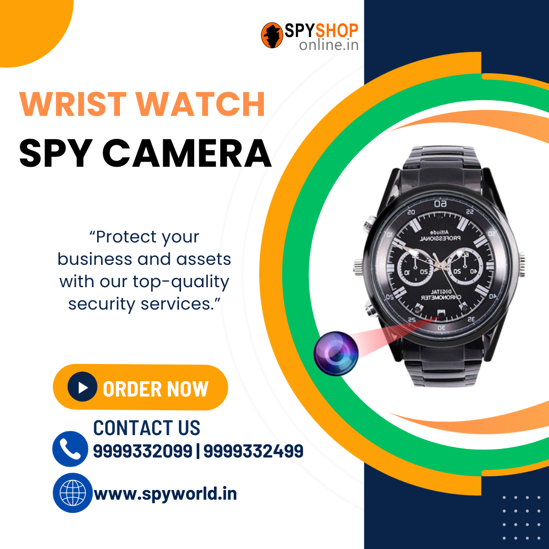 Get the Best Hidden Wrist Watch Spy Camera for Sports by Spy Shop