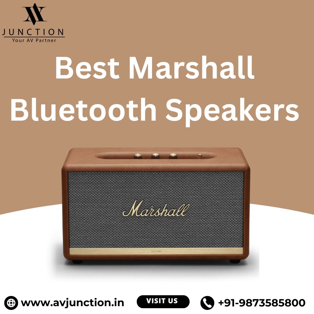 Best Marshall Bluetooth Speakers AV Junction Medium