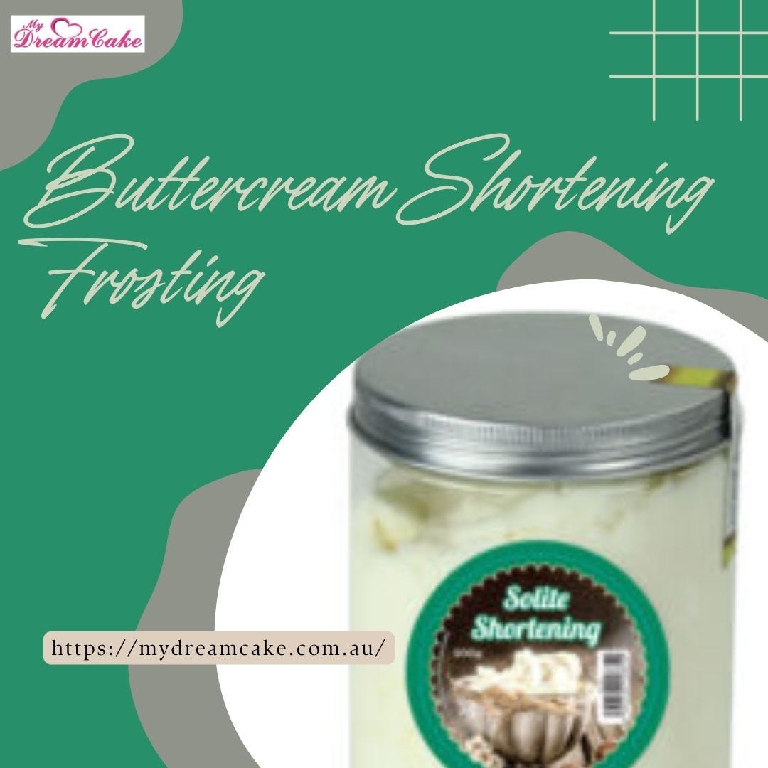 Buttercream Shortening Frosting My Dream Cake Medium