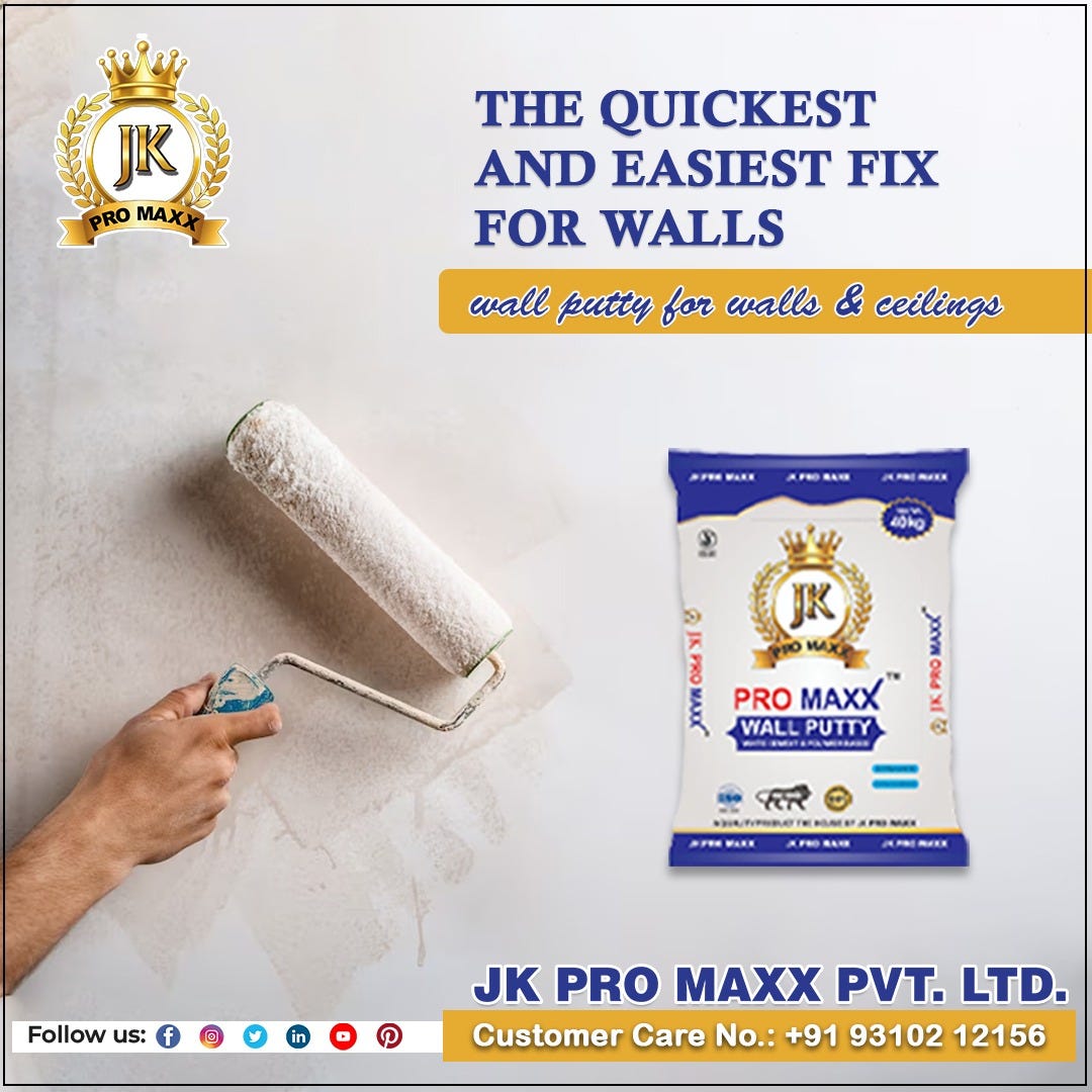 JK Pro Maxx Wall Putty - Jkpromaxx - Medium