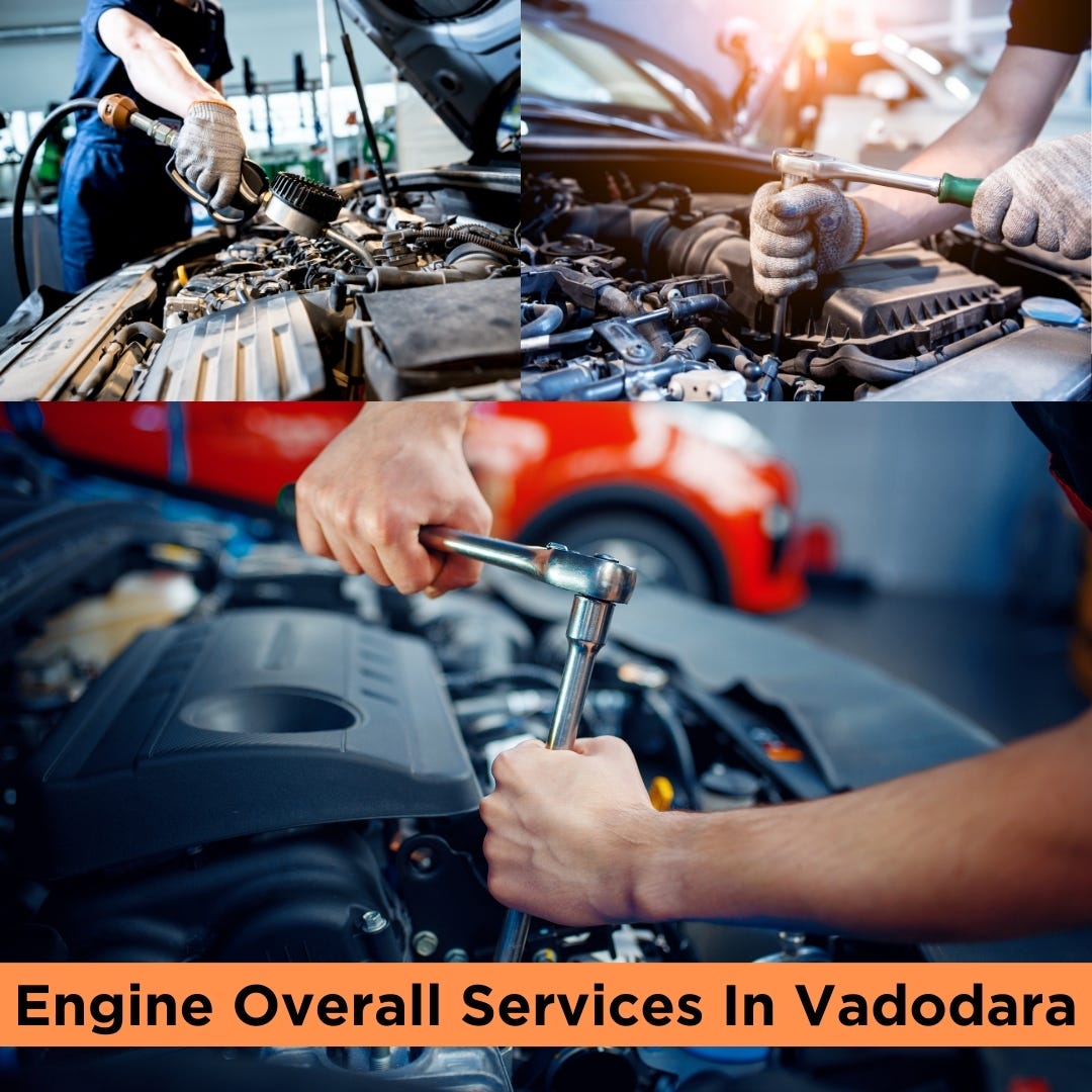 Engine overall services in Vadodara Dev auto care Medium