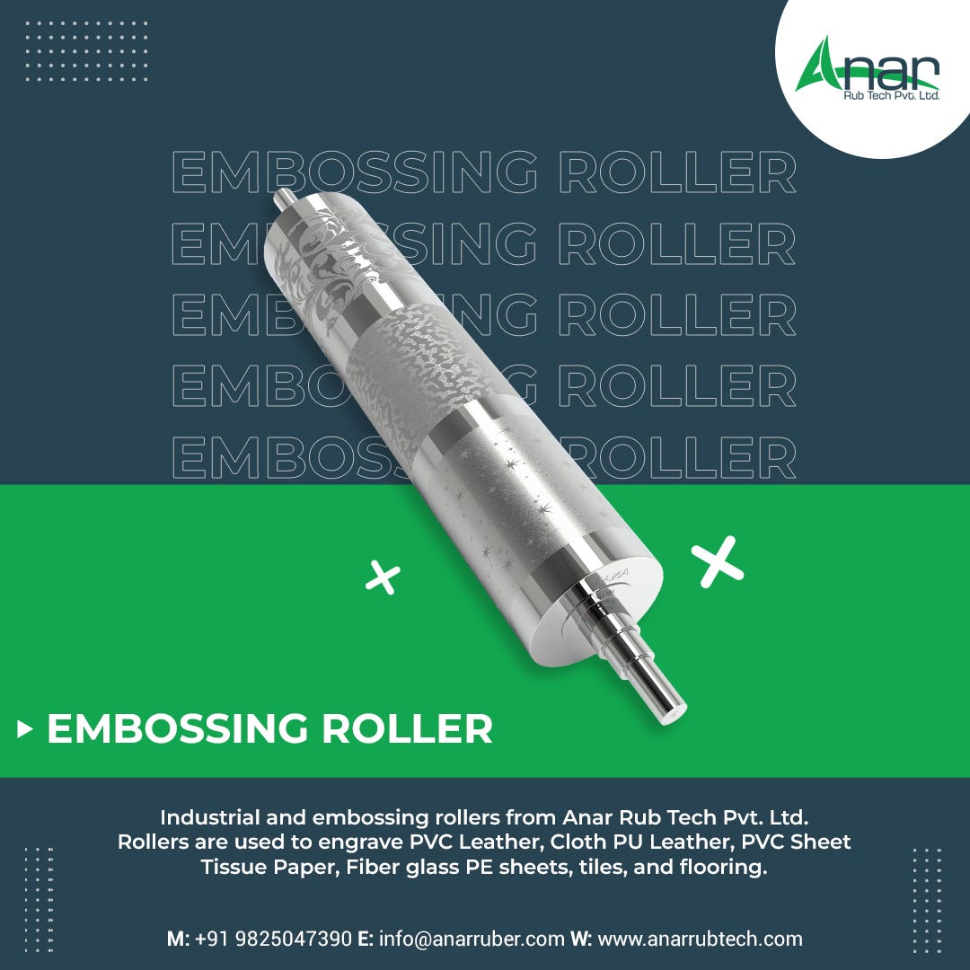 Embossing Rollers Unleashed Transforming Surfaces with Elegance by