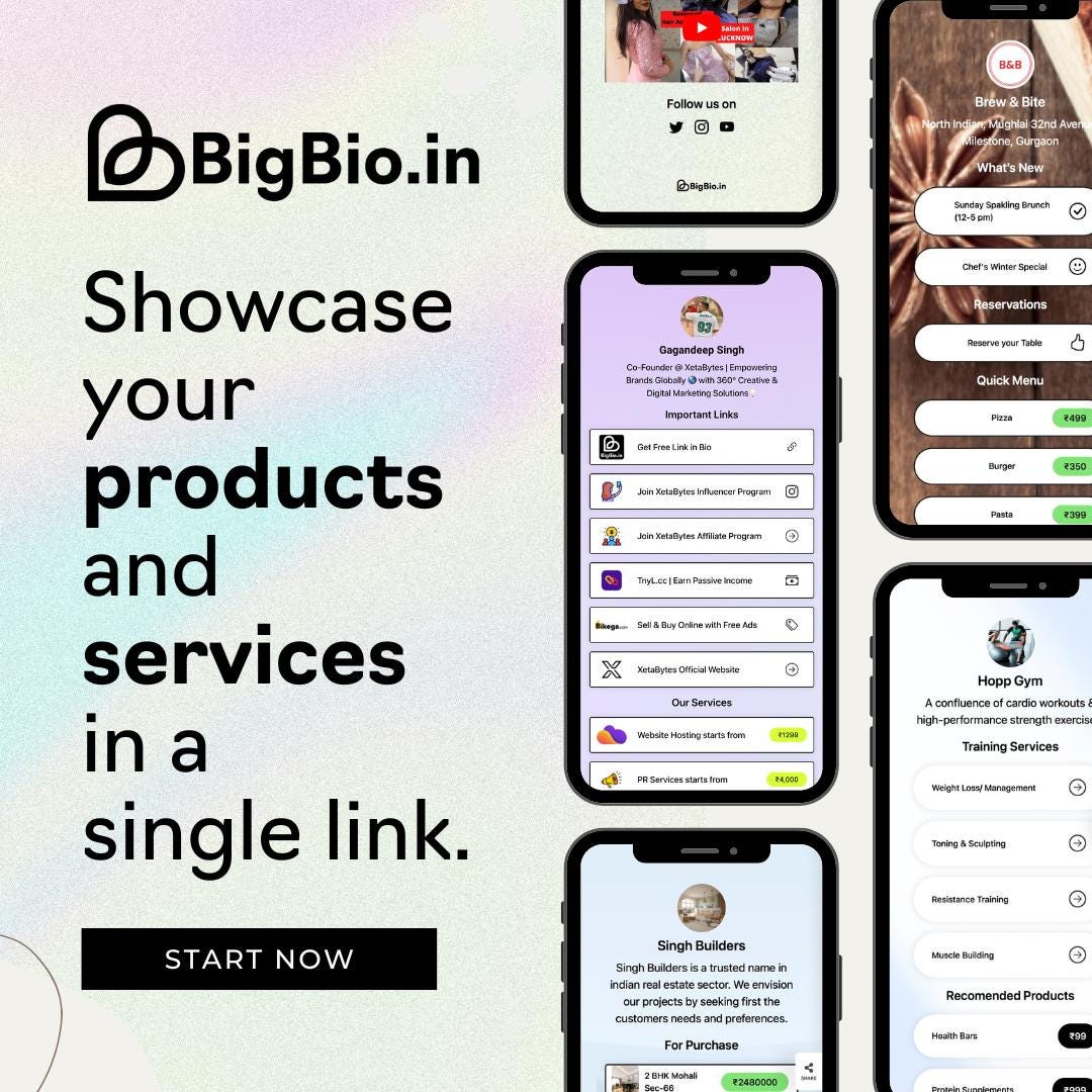 Free BigBio | How to add a link to your Instagram bio in February 2024 ...