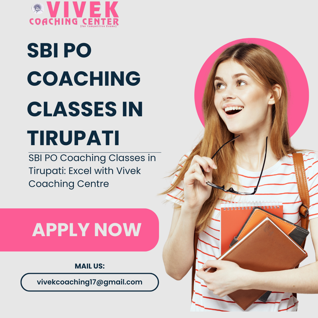 SBI PO Coaching Classes in Tirupati
