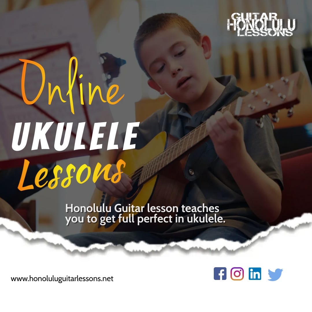 Ukulele lessons Honolulu guitar lessons Medium