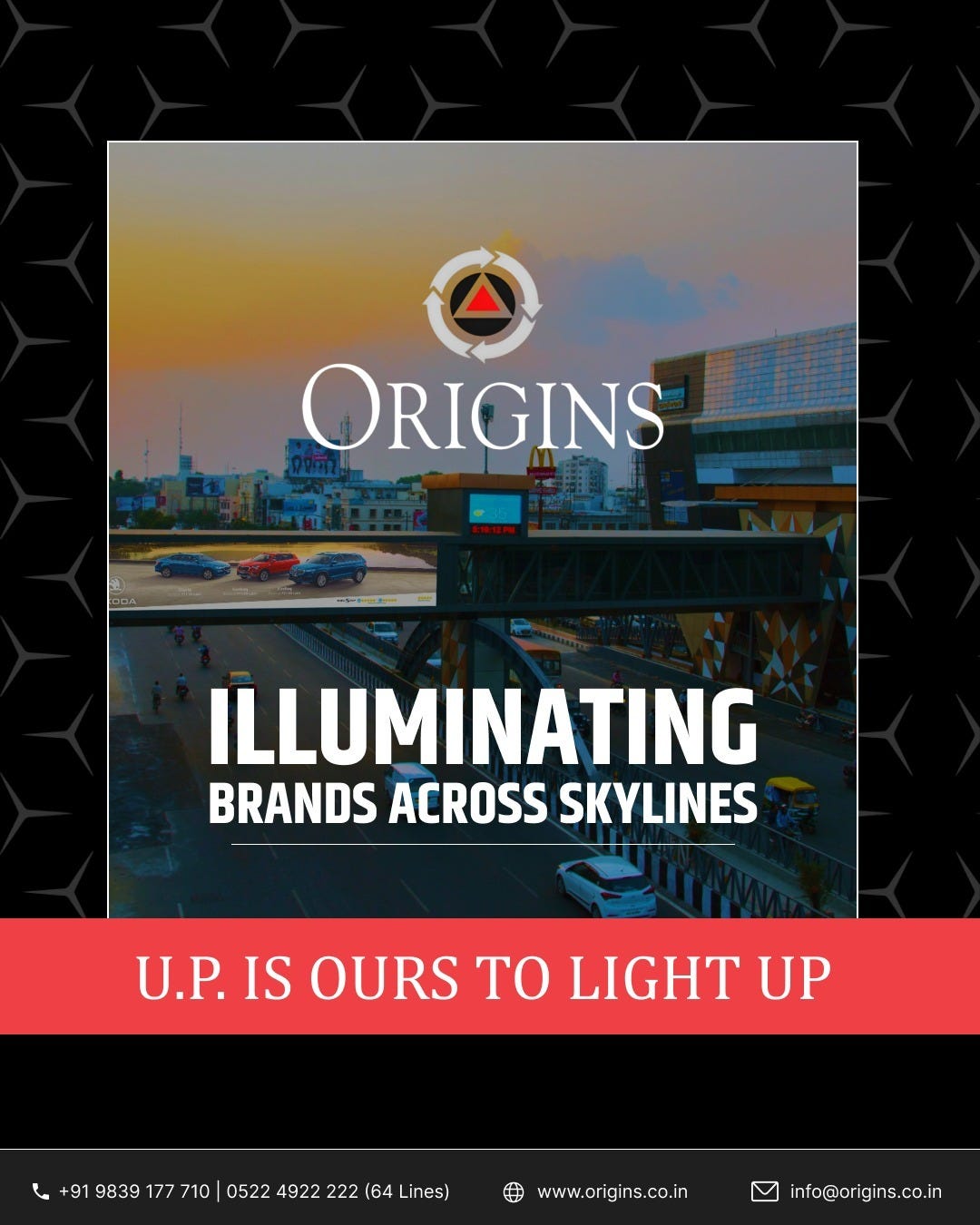 Origins transforms skylines into brand landmarks