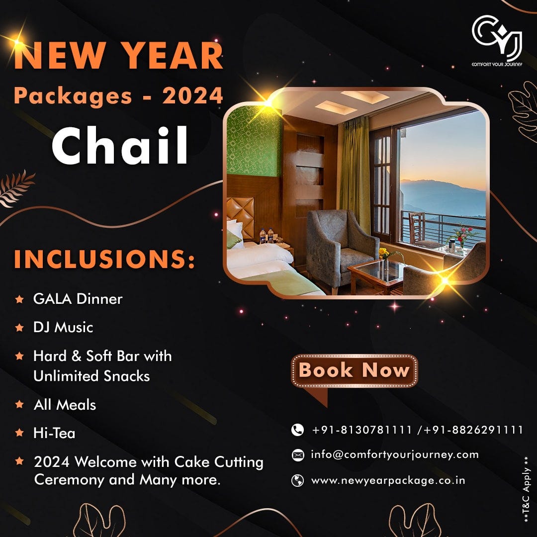 New Year Packages Chail New Year Packages 2024 Ambikm Medium