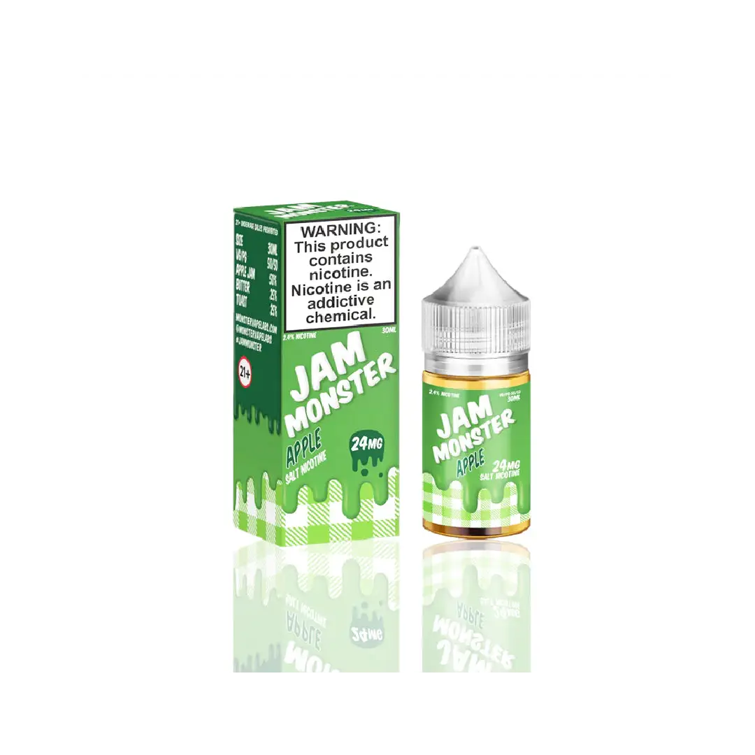 Apple Nicotine Jam Monster Salt E Liquid Refillable Vape Device | by ...