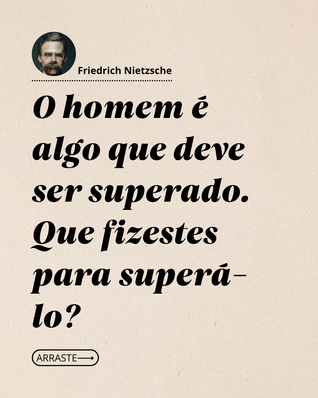 Não vou cansar vocês com a apresentação dos conceitos nietzschianos de “o último homem”, isto é, de…