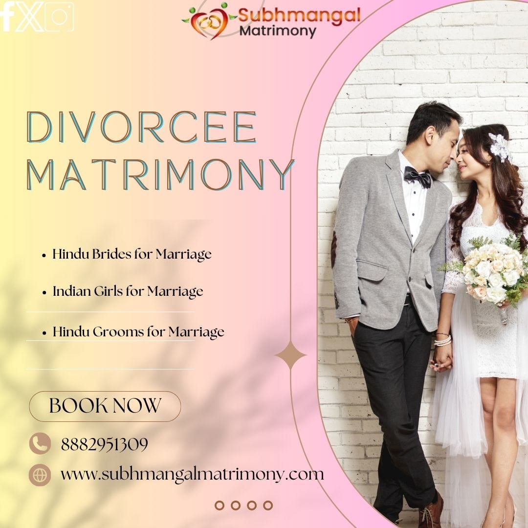 What Kind Of Service Getting By Divorcee Matrimony? by