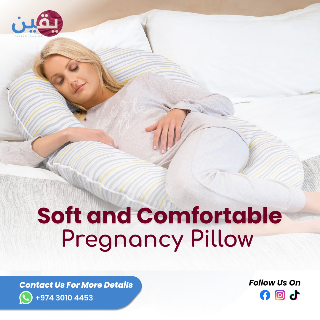 Buy UType Pregnancy Pillow online in Qatar by Yaqeen Trading Jan