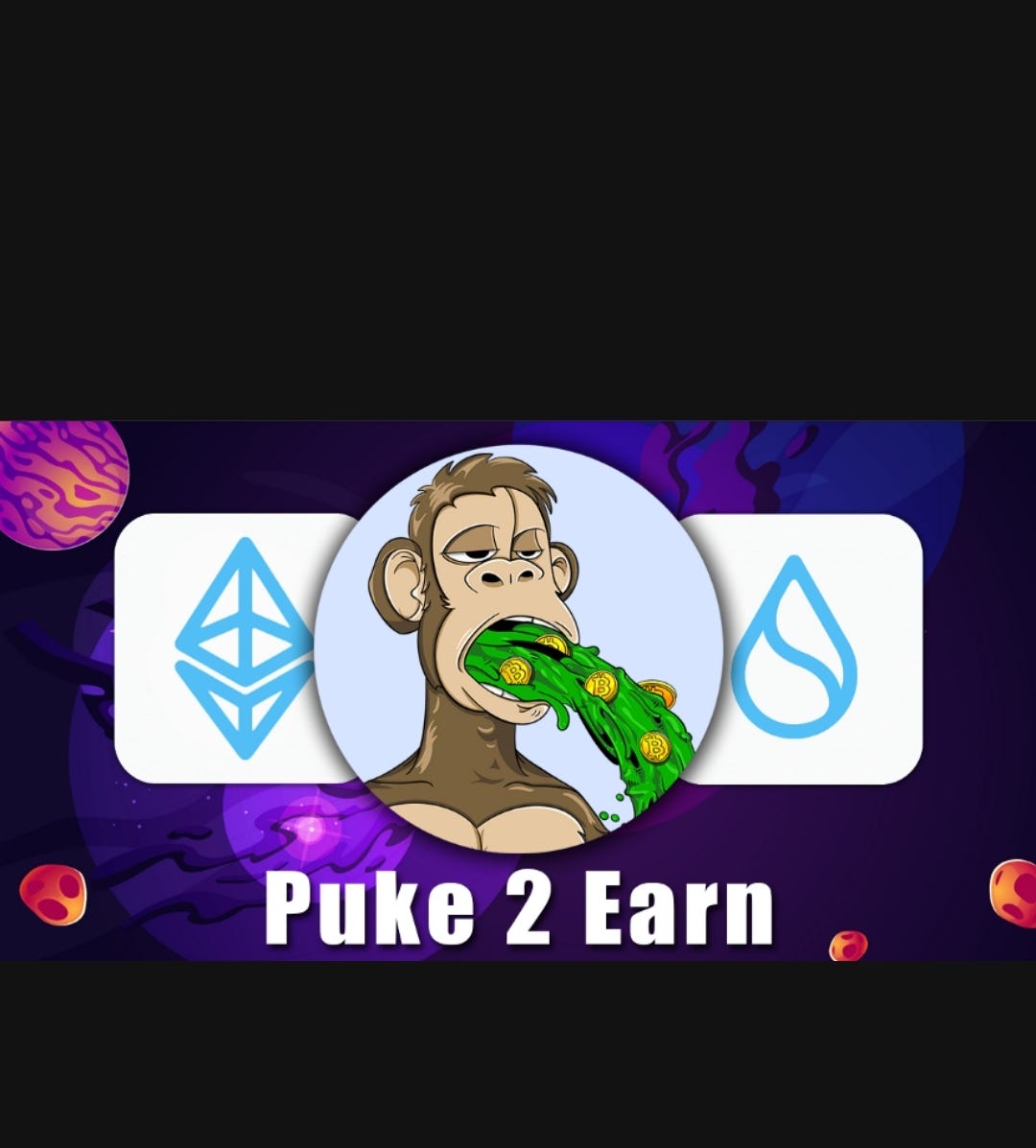 The 350th day of dongle chain games Puke2Earn — the first moneymaking