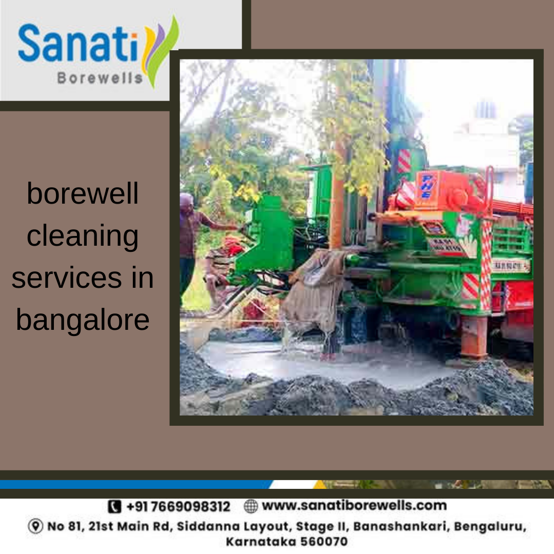 borewell cleaning services in bangalore — sanati borewells Diya gaur