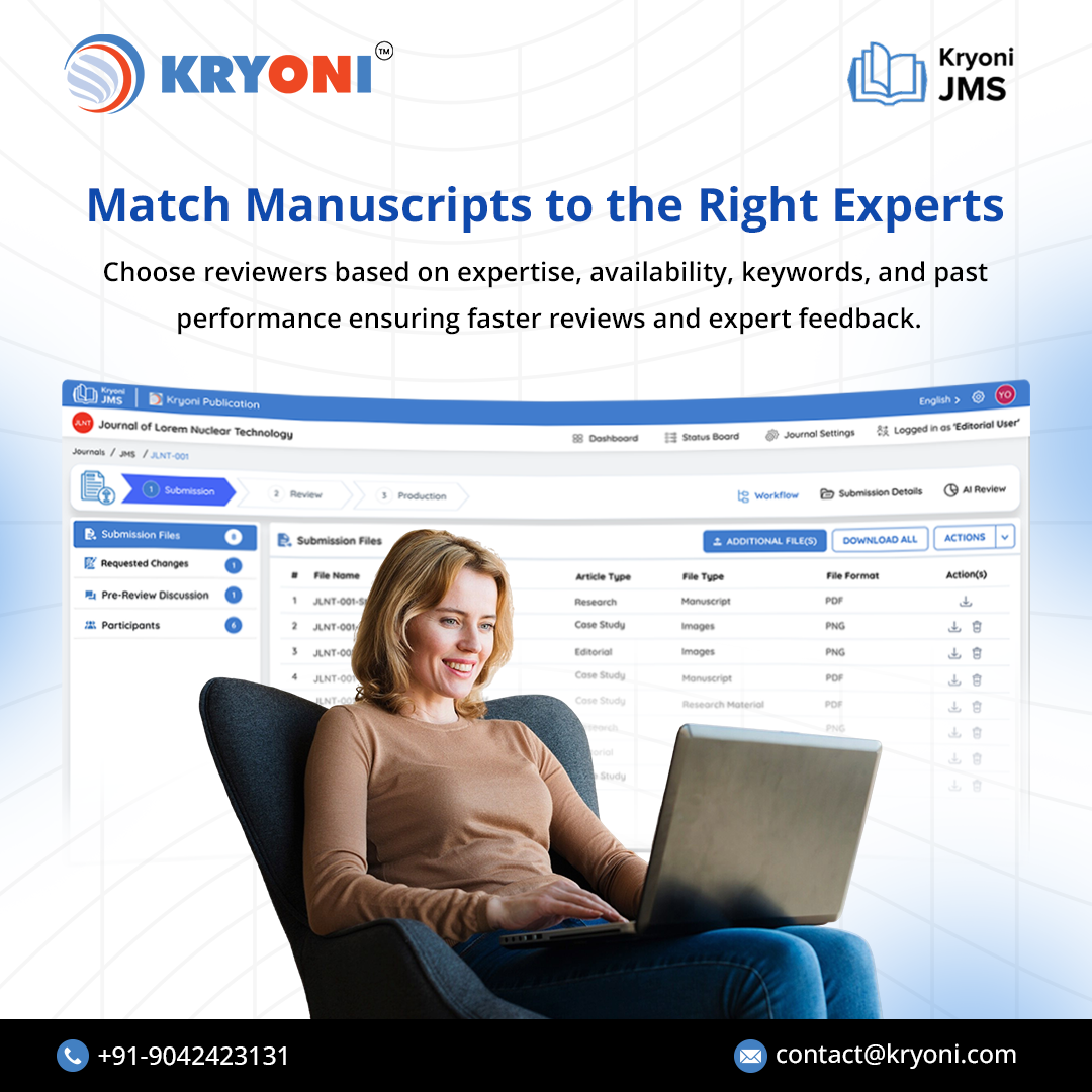✨ Revolutionize Peer Review with Kryoni JMS ✨