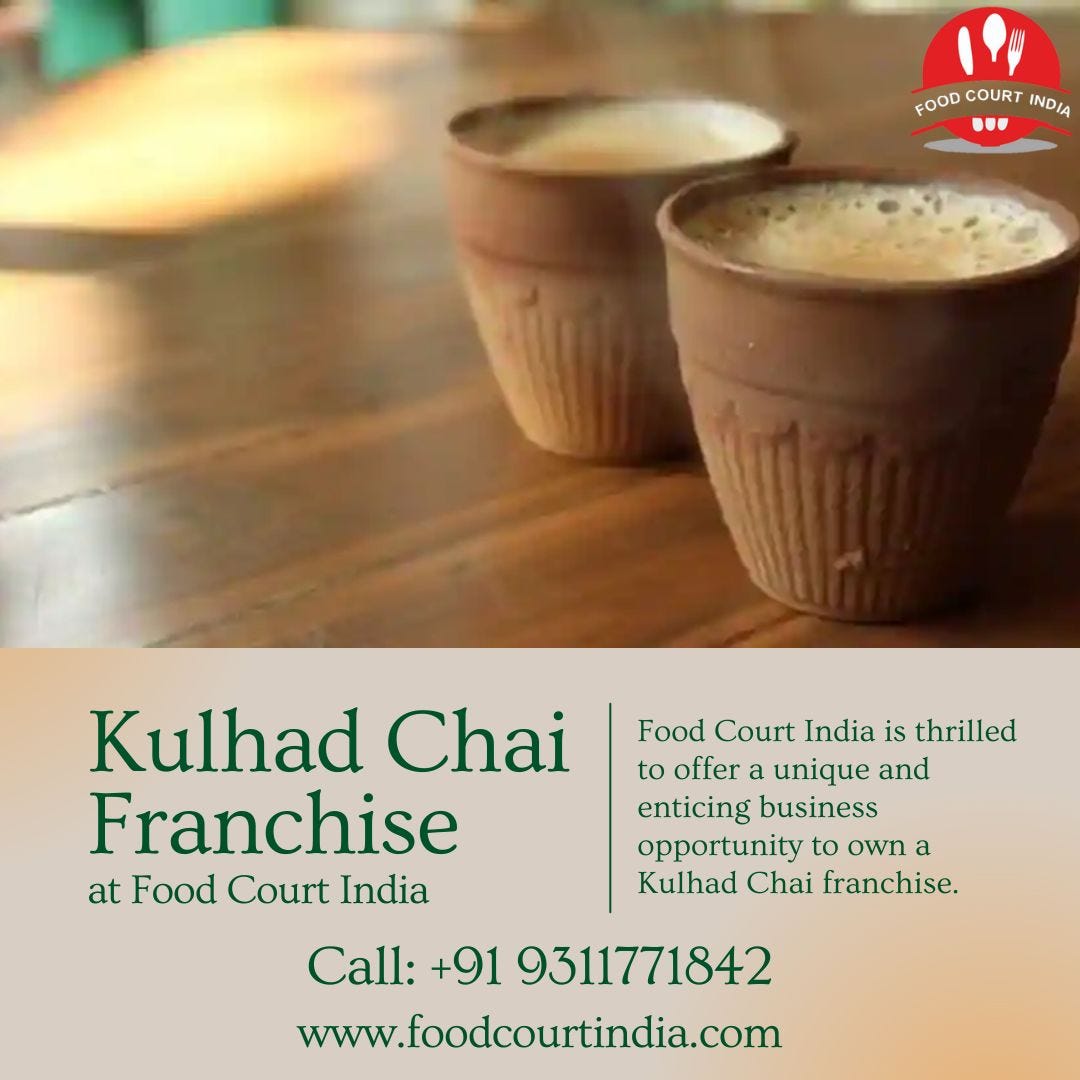 Kulhad Chai Franchise Food Court India Food Court India Medium