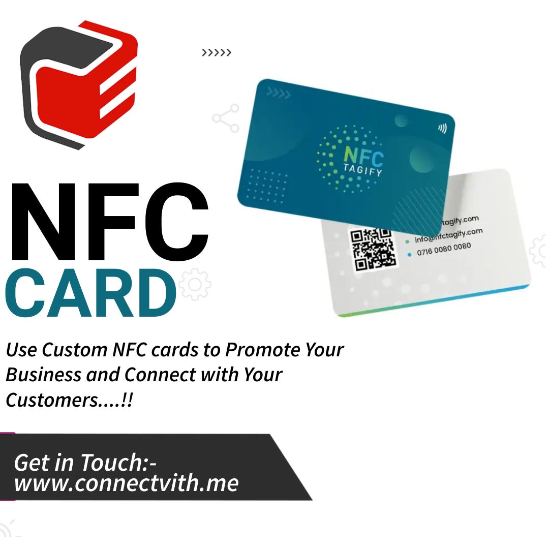 What is An NFC Card, and What Can You Do with It?, by ConnectVith Me